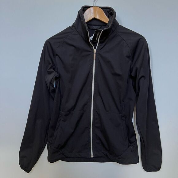 Cross Golf Sportswear Windbreaker Jacket Sweden Water Resistant Black Women’s M - Picture 13 of 13